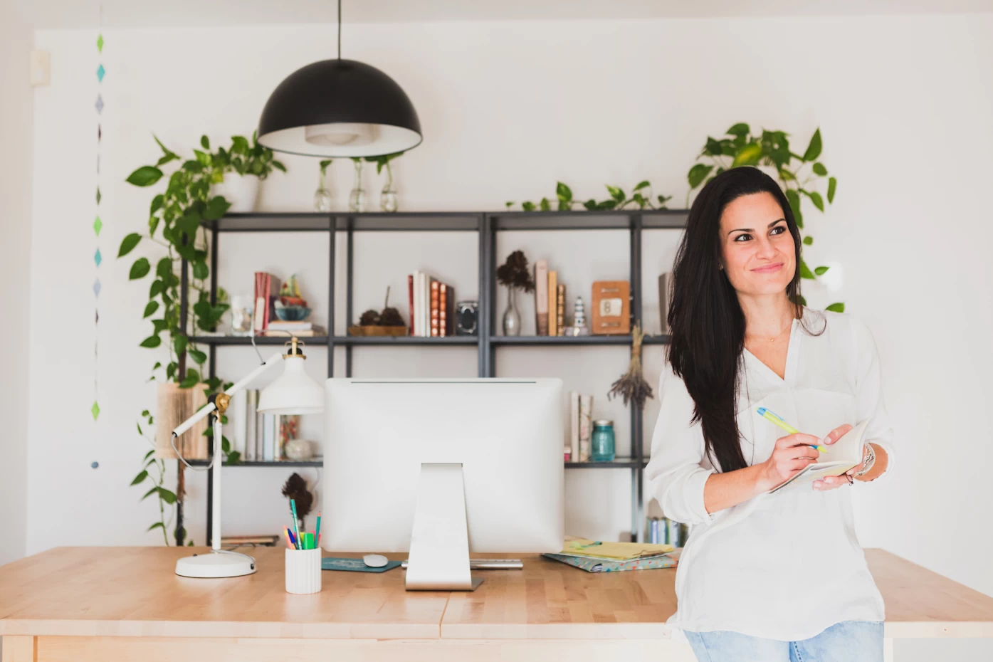 Petite entreprise présentant ses produits